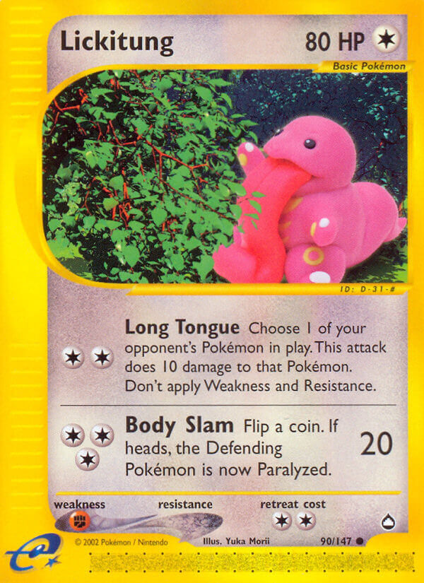 Lickitung - 90/147 - EN Lickitung - 90/147 - EN