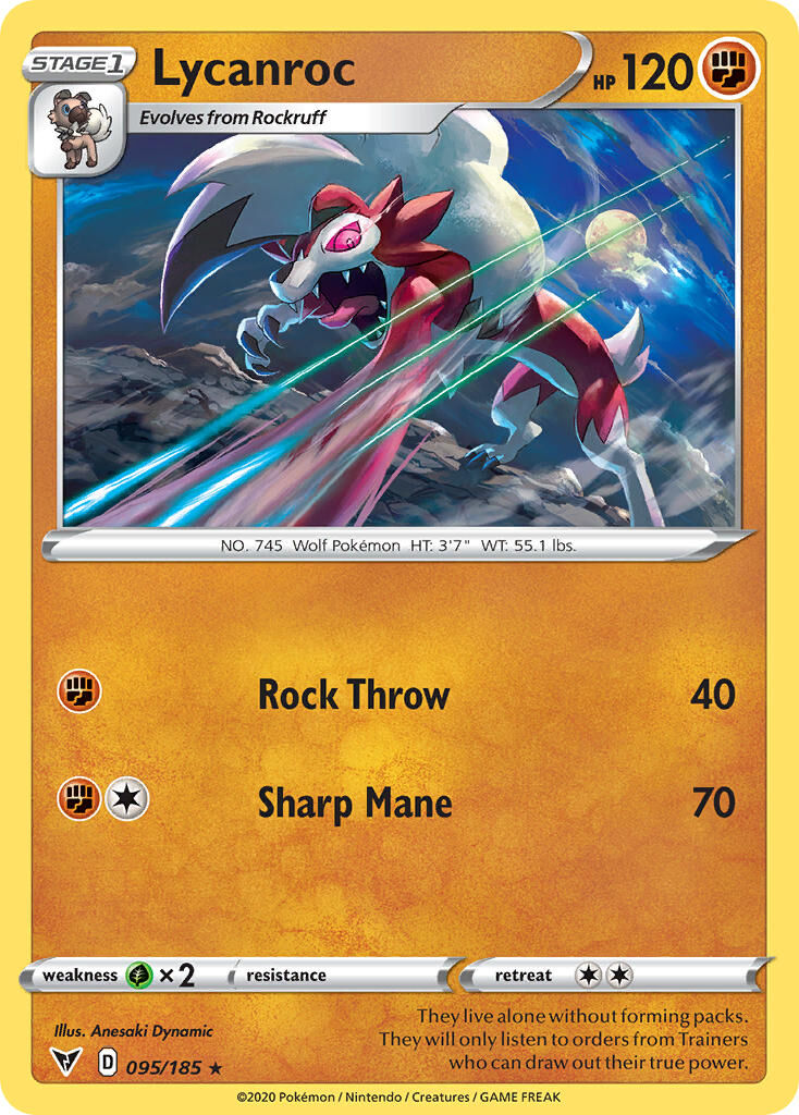 Lycanroc - 095/185 - EN Lycanroc - 095/185 - EN