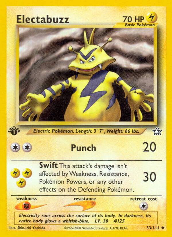Electabuzz - 33/111 - 1st Edition - EN Electabuzz - 33/111 - 1st Edition - EN