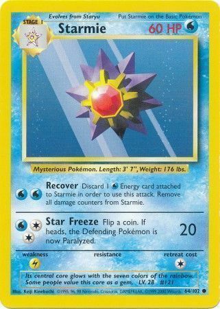Starmie - 64/102 - Unlimited - EN Starmie - 64/102 - Unlimited - EN