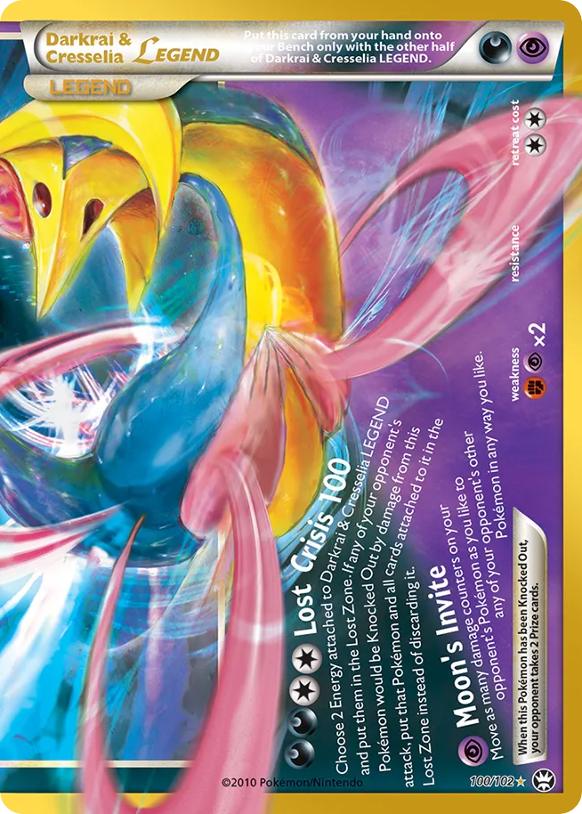 Darkrai & Cresselia LEGEND - 100/102 - EN