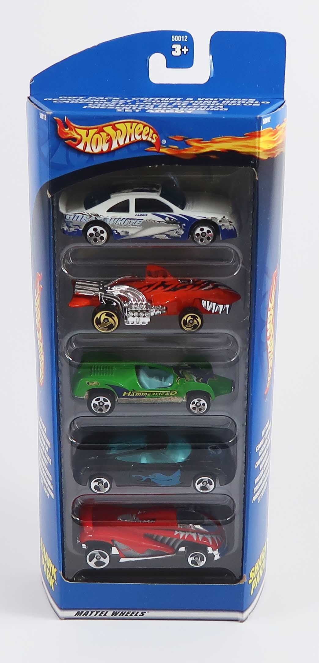 hot_wheels_5_pack_shark_park_front Hot Wheels Gift Pack Shark Park