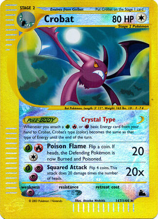 Crobat - 147/144 - Reverse Holo - EN Crobat - 147/144 - Reverse Holo - EN