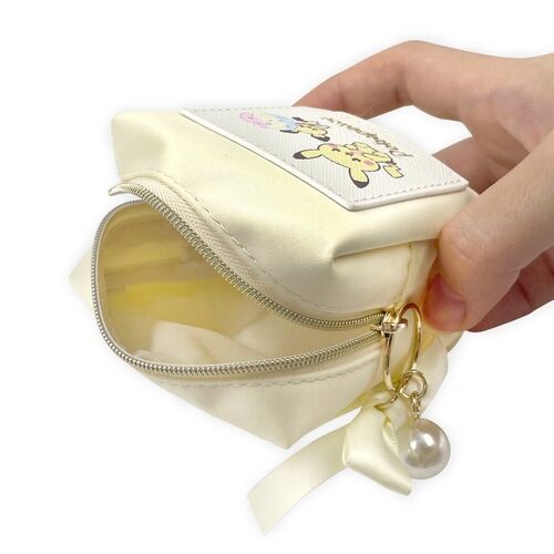 PokePeace Mini Pouch with Carabiner Pikachu & Pichu (Sweets Shop)