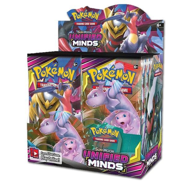 Pokémon Sun & Moon Unified Minds Booster Display