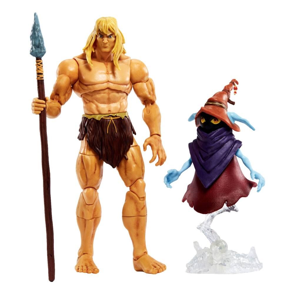 Masters of the Universe: Revelation Masterverse Actionfiguren 2022 Deluxe Savage He-Man & Orko 18 cm
