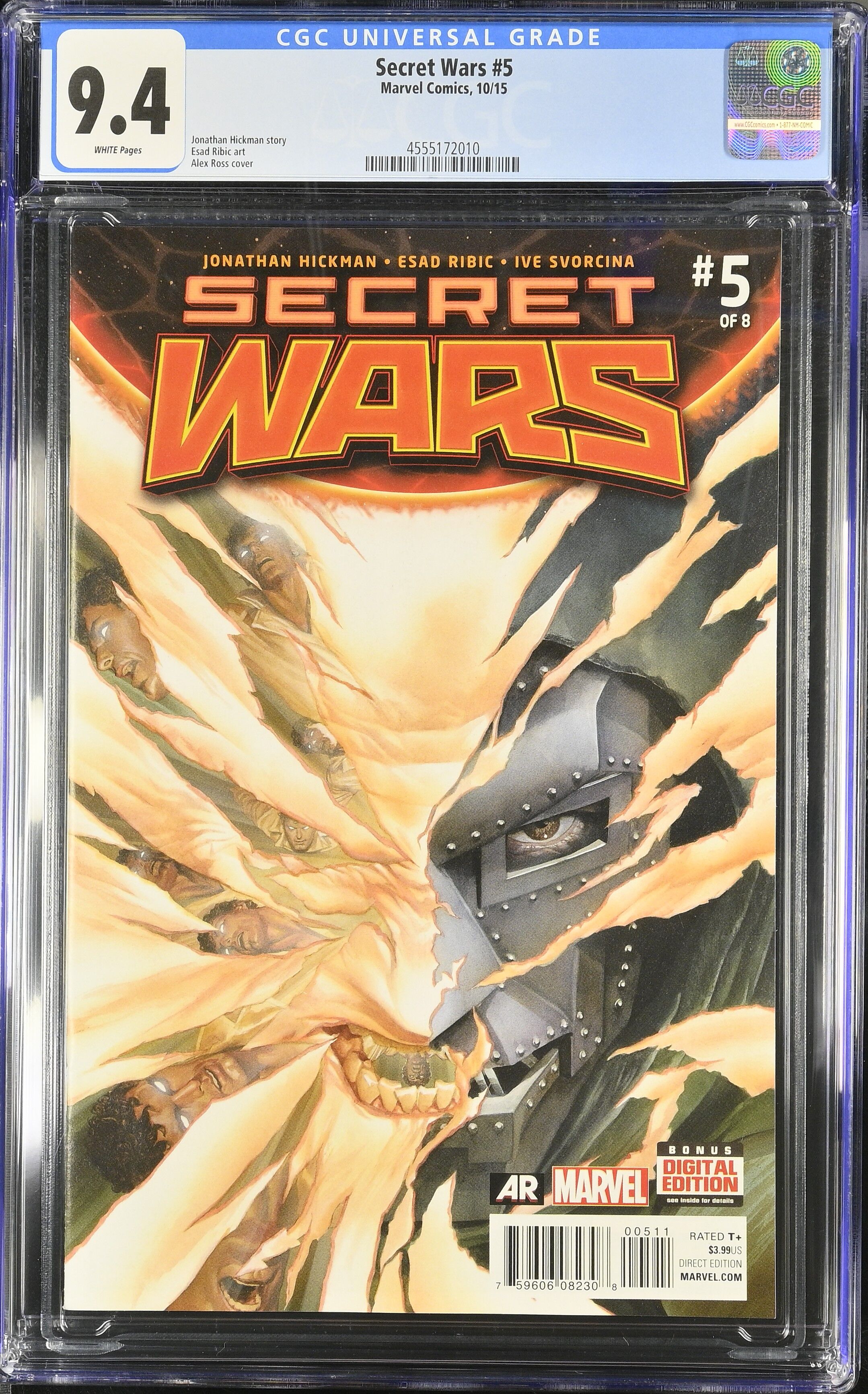 Secret Wars #5 CGC 9.4