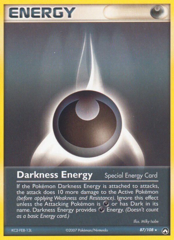 Darkness Energy - 87/108 - EN Darkness Energy - 87/108 - EN