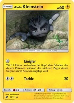 Alola-Kleinstein - Pokémon TCG