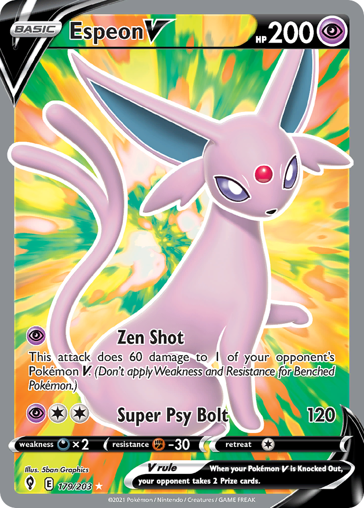 Espeon V - 179/237 - EN Espeon V - 179/237 - EN
