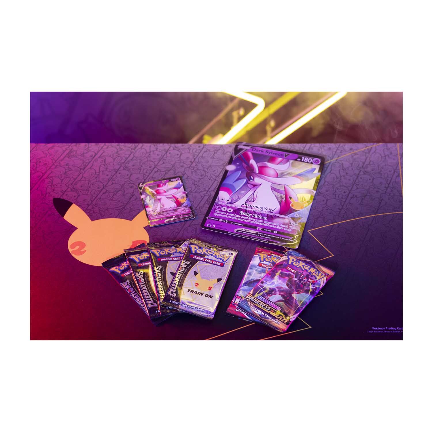 Pokémon 25th Anniversary Celebrations Dark Sylveon V Collection Box - EN