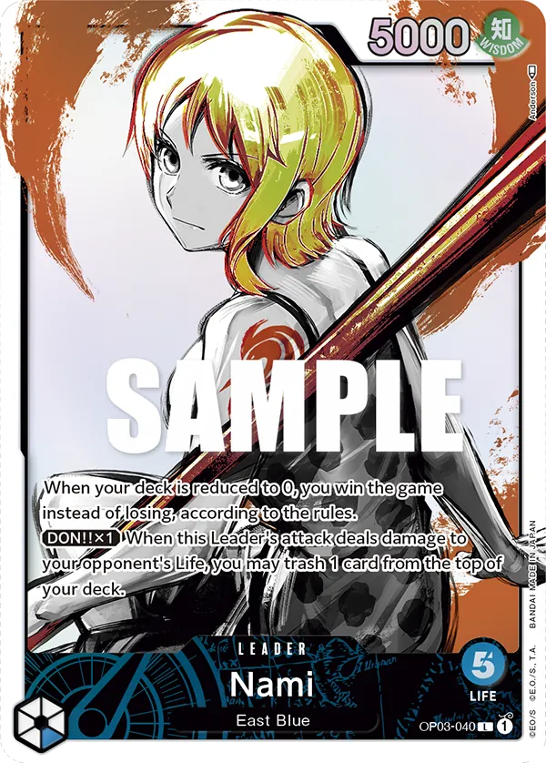 Nami - OP03-040 - Alternate Art Nami - OP03-040 - Alternate Art