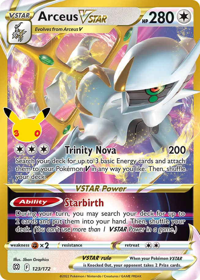 Arceus VSTAR - 123/172 - EN Arceus VSTAR - 123/172 - EN