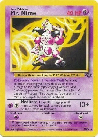 Mr. Mime - 22/64 - Unlimited - EN Mr. Mime - 22/64 - Unlimited - EN