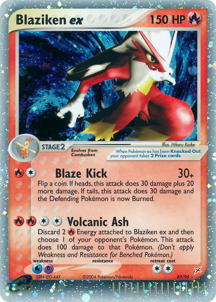 Blaziken ex - 89/95 - EN