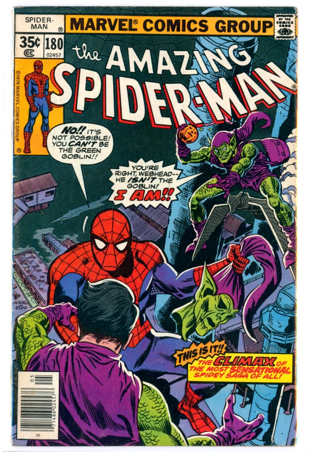 Amazing Spider-Man #180 Amazing Spider-Man #180