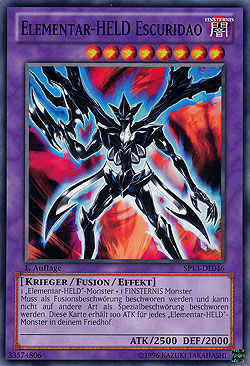 Elementar-HELD Escuridao - Yu-Gi-Oh!