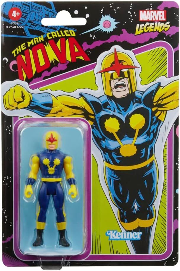 Marvel Legends Retro 375 Collection Nova Actionfigur - 9.5 cm