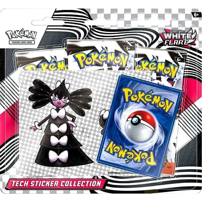 Pokémon TCG: Scarlet & Violet SV10.5 - White Flare Tech Sticker Collection Blister - EN Pokémon TCG: Scarlet & Violet SV10.5 - White Flare Tech Sticker Collection Blister - EN