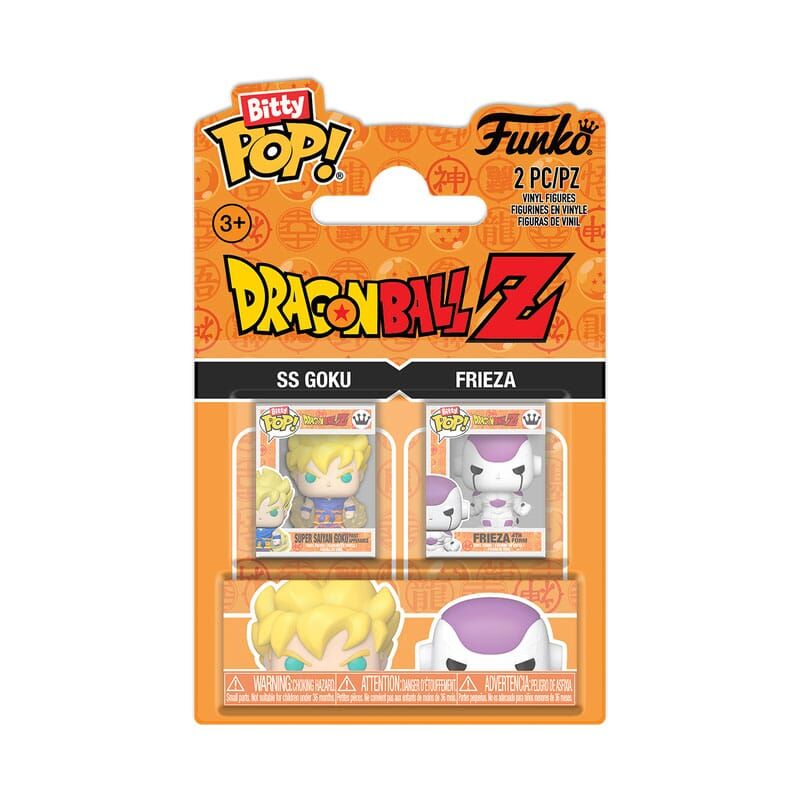 Dragonball Z Bitty POP! Vinyl Figur 2er-Pack - SS Goku & Frieza - 2,5 cm Dragonball Z Bitty POP! Vinyl Figur 2er-Pack - SS Goku & Frieza - 2,5 cm