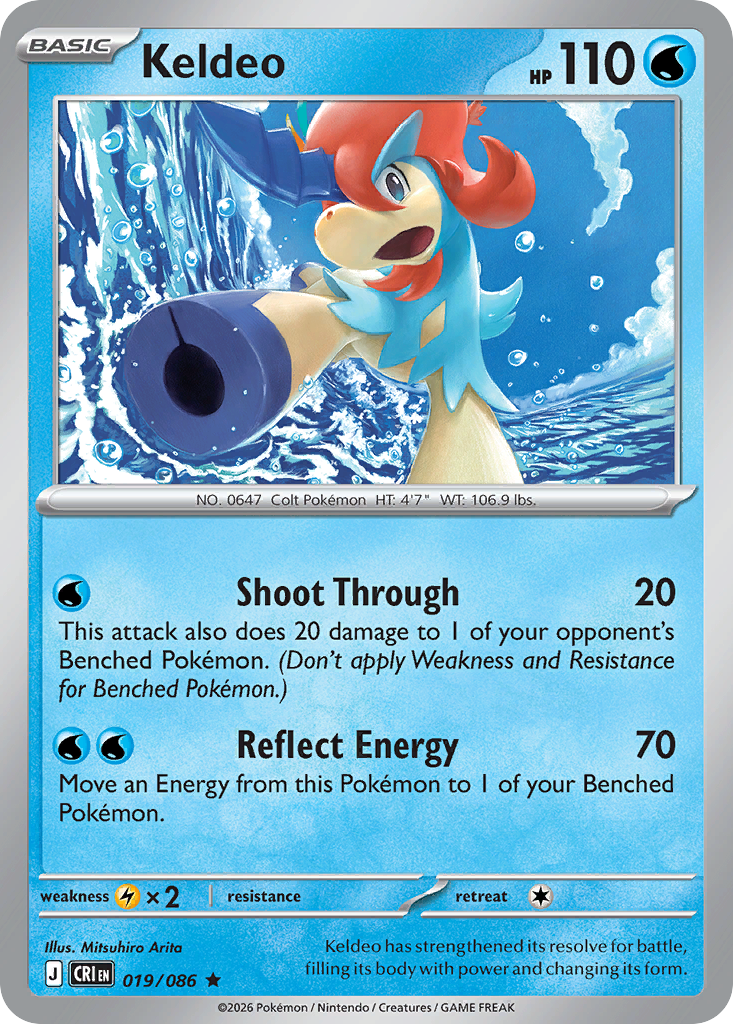 Keldeo - 019/086 - EN