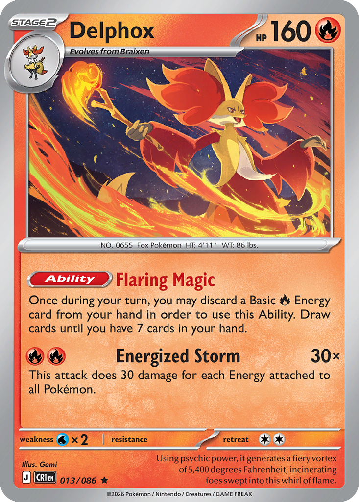 Delphox - 013/086 - EN Delphox - 013/086 - EN