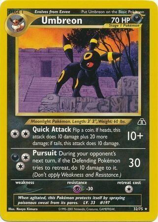 Umbreon - 32/75 - Unlimited - EN