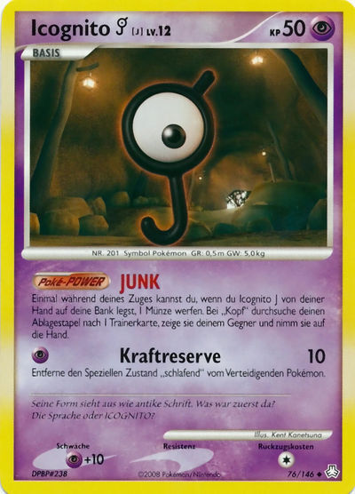 Icognito J 076/146 - Pokémon TCG