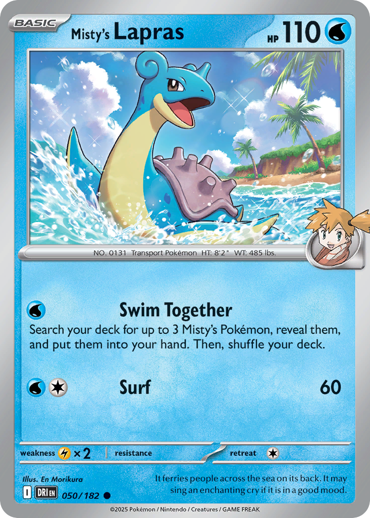 Misty’s Lapras - 050/182 - EN
