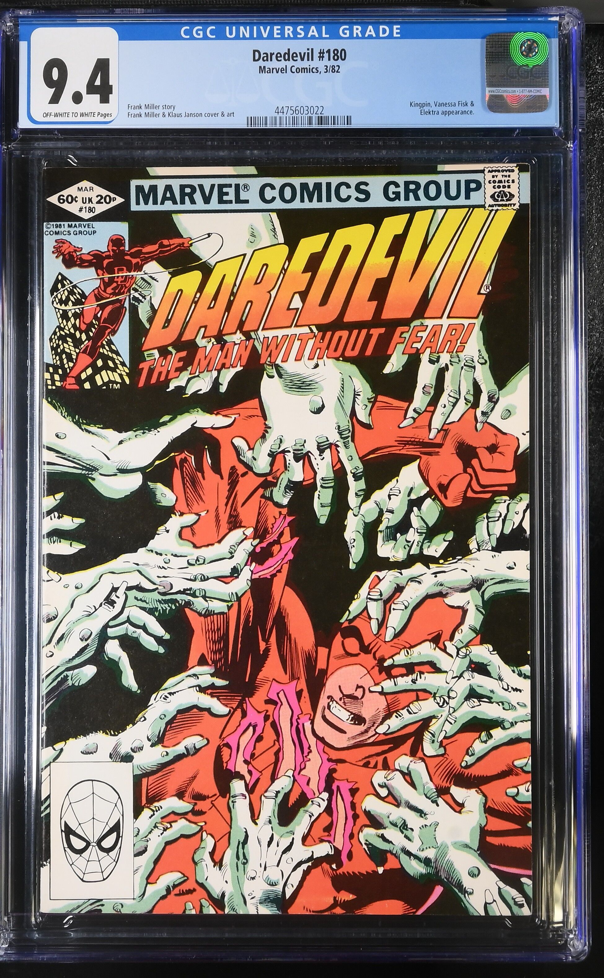 Daredevil #180 CGC 9.4 Daredevil #180 CGC 9.4
