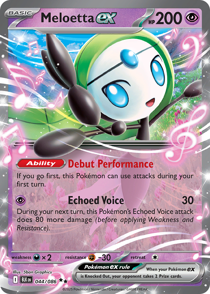 Meloetta ex - 044/086 - EN Meloetta ex - 044/086 - EN