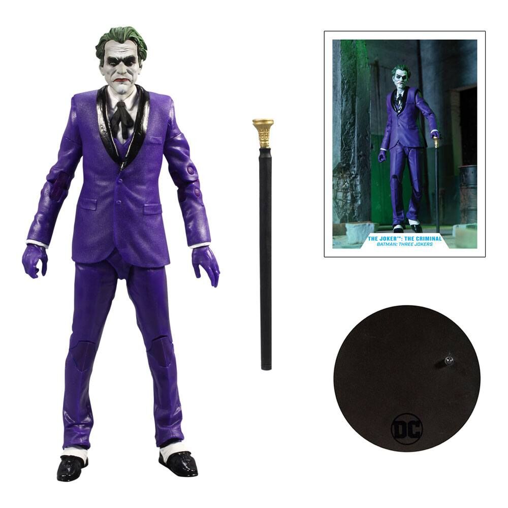 DC Multiverse Actionfigur The Joker: The Criminal 18 cm