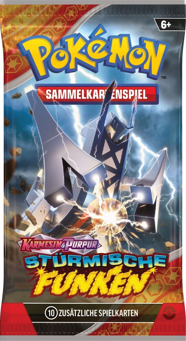 Pokémon TCG: KP08 - Stürmische Funken Booster Pack - DE