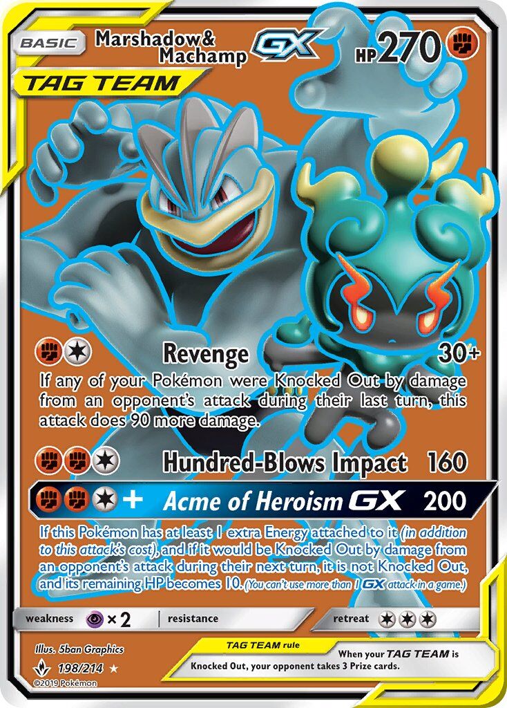 Marshadow & Machamp-GX - 198/214 - EN
