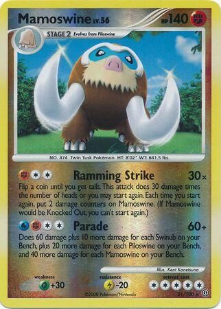 Mamoswine - 21/100 - Reverse Holo - EN