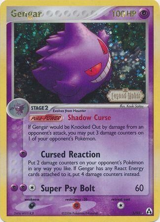 Gengar - 5/92 - Reverse Holo - EN Gengar - 5/92 - Reverse Holo - EN