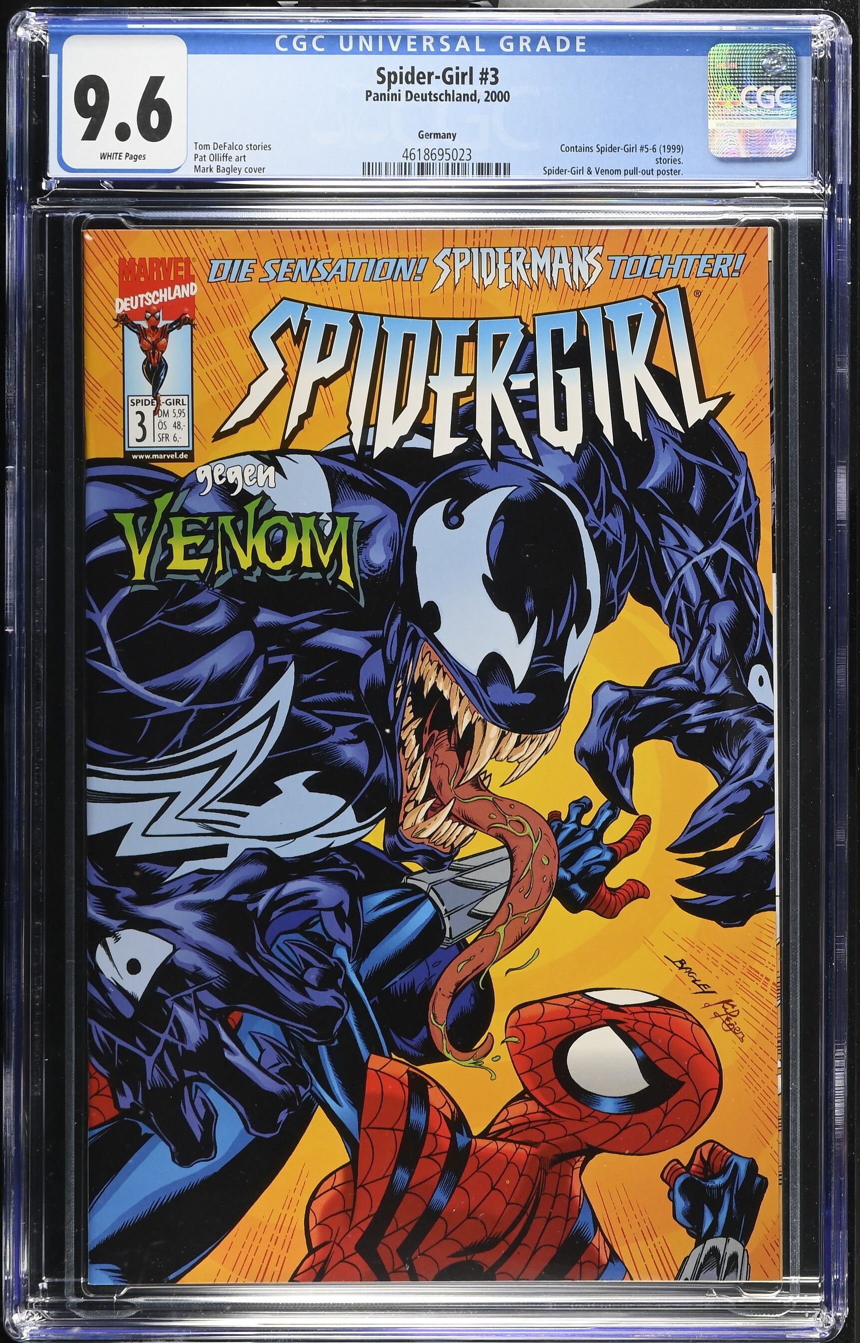 Spider-Girl Issue 3 - CGC 9.6 Spider-Girl Issue 3 - CGC 9.6