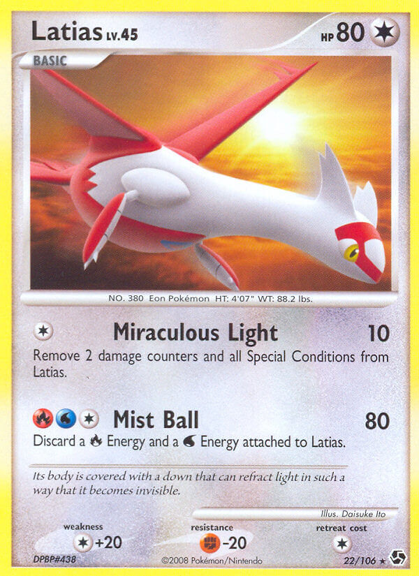 Latias - 22/106 - Reverse Holo - EN Latias - 22/106 - Reverse Holo - EN