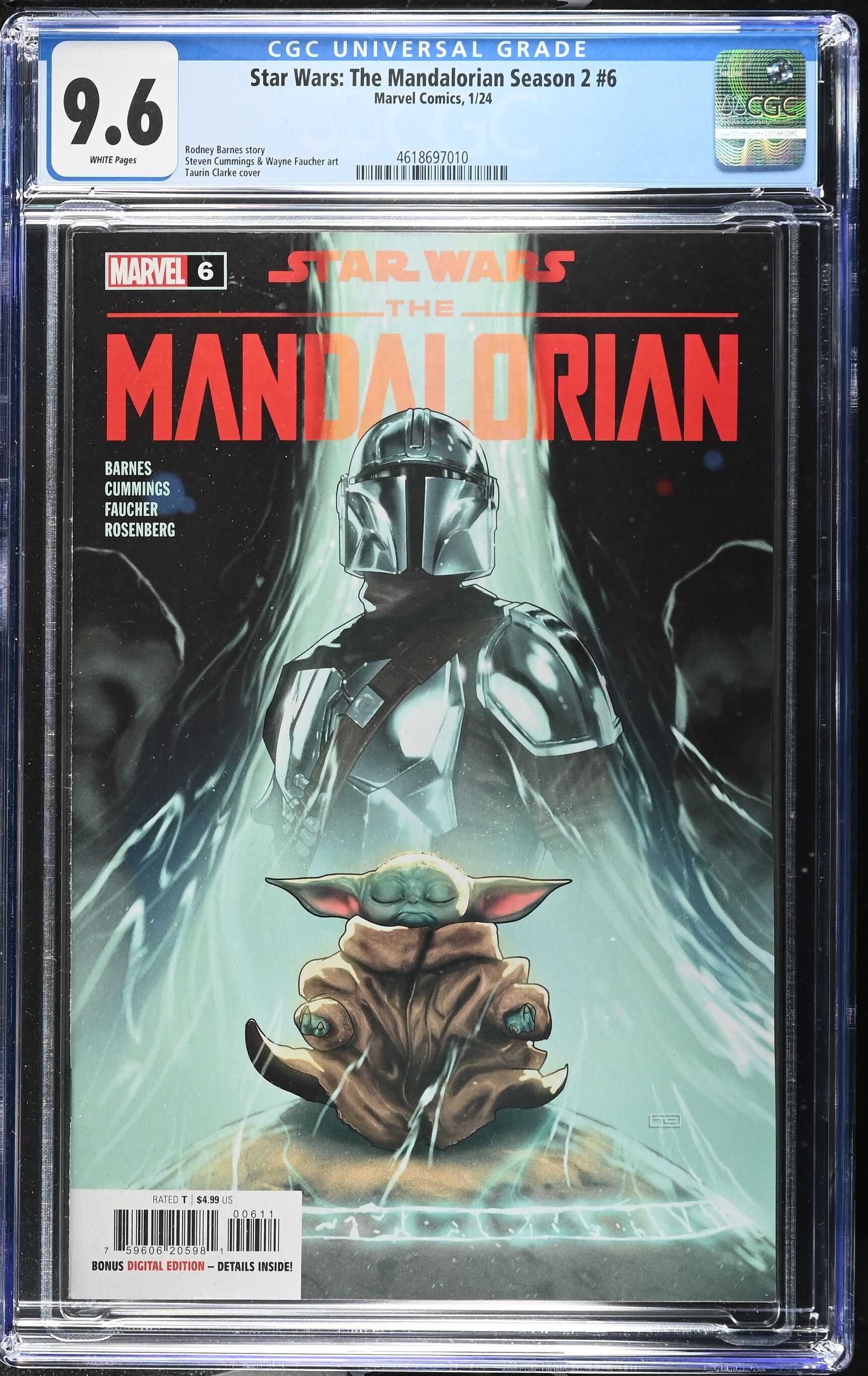 Star Wars: The Mandalorian Season 2 Issue 6 - CGC 9.6 Star Wars: The Mandalorian Season 2 Issue 6 - CGC 9.6