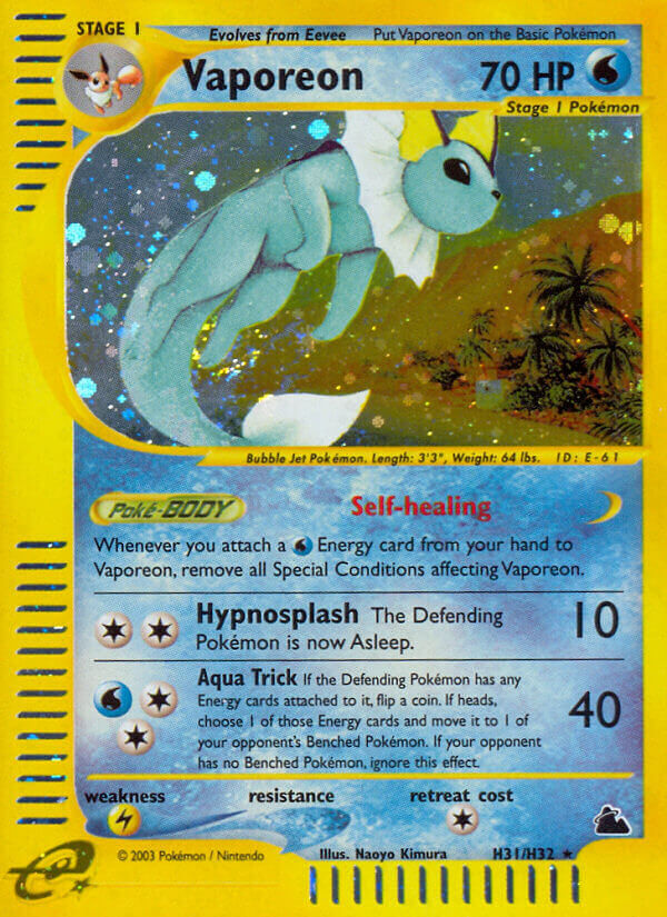 Vaporeon - H31/H31 - EN Vaporeon - H31/H31 - EN