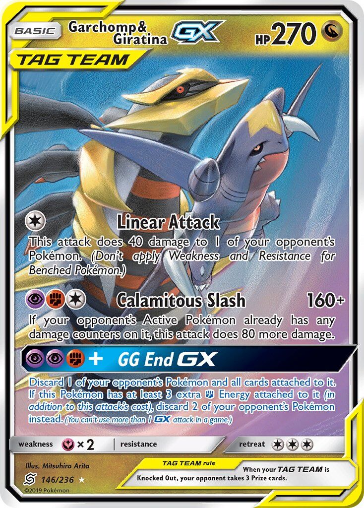 Garchomp & Giratina-GX - 146/236 - EN Garchomp & Giratina-GX - 146/236 - EN