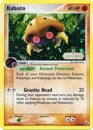 Kabuto - 36/92 - Reverse Holo - EN