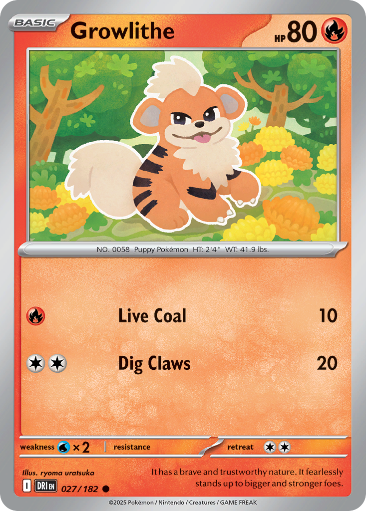 Growlithe - 027/182 - EN Growlithe - 027/182 - EN