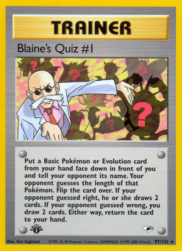Blaine’s Quiz #1 - 97/132 - EN