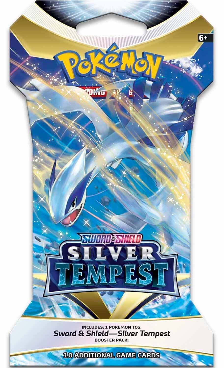 pokemon-sword-shield-silver-tempest-sleeved-booster-en Pokémon Sword & Shield Silver Tempest Sleeved Booster - EN