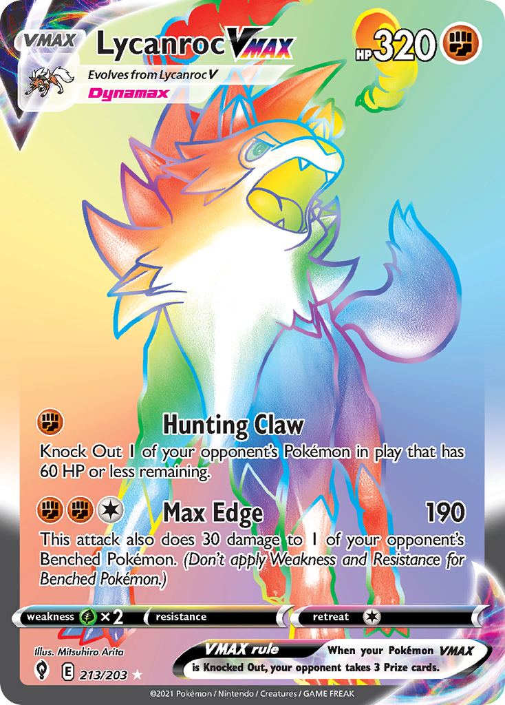 Lycanroc VMAX - 213/237 - EN Lycanroc VMAX - 213/237 - EN