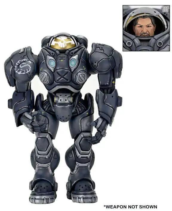 NECA Heroes of the Storm Starcraft Series 3 Jim Raynor Action Figure [Renegade Commander]