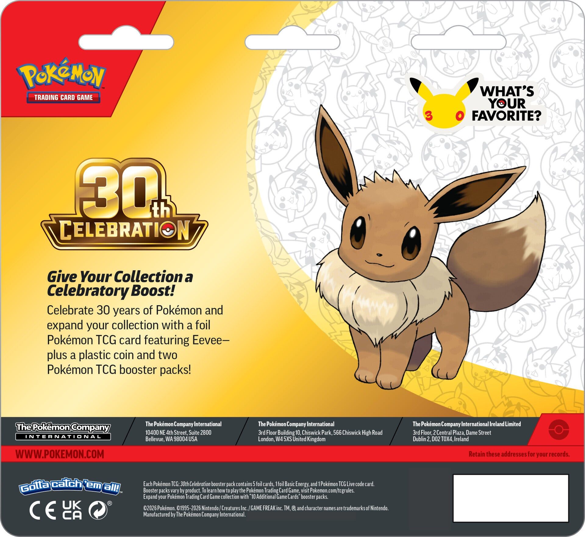 Pokémon TCG: 30th Celebration 2-Pack Blister - EN