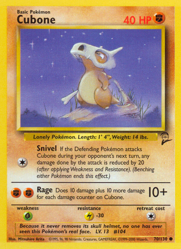 Cubone - 70/130 - EN