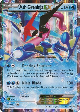 Ash-Greninja EX XY133 - Pokémon XXL TCG • Amazingtoys.ch
